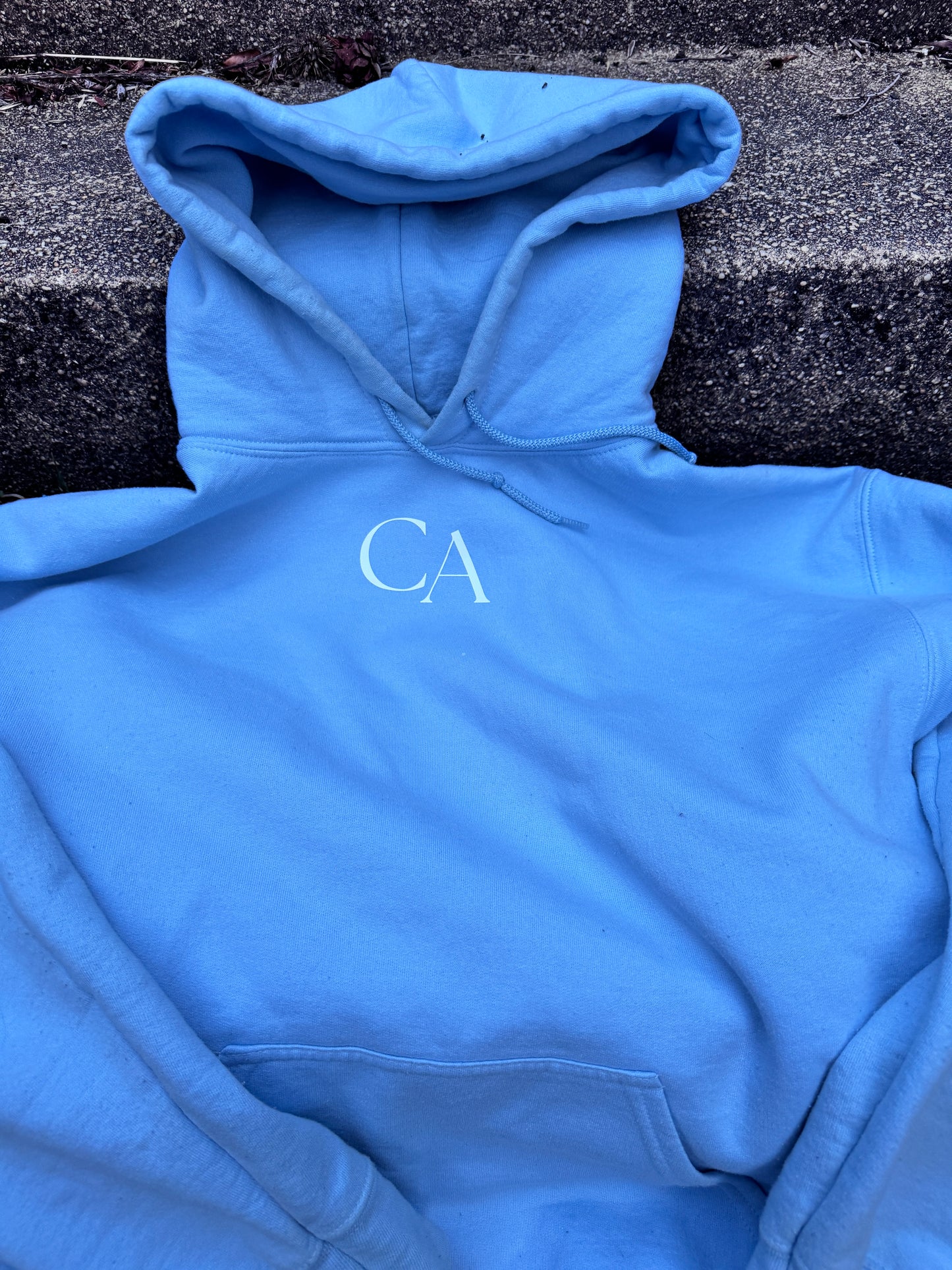 'Proud' hoodie in Light blue