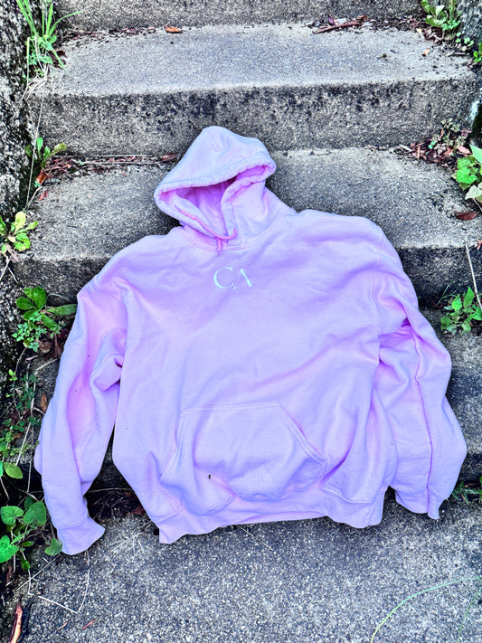 'Proud' hoodie in Light pink