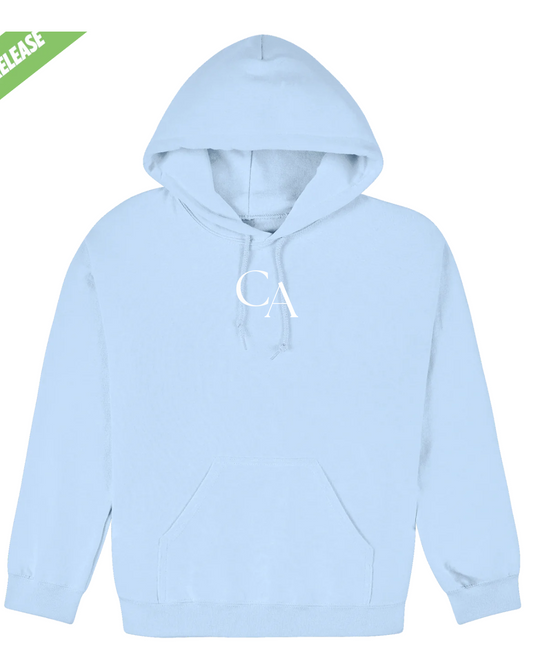 'Proud' hoodie in Light blue