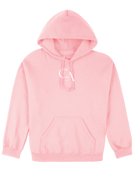 'Proud' hoodie in Light pink